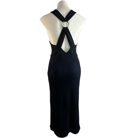 Free People All The Right Angle Bodycon Black Dress - Picture 4 of 16